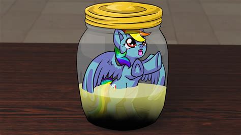 rainbow dash jar photo